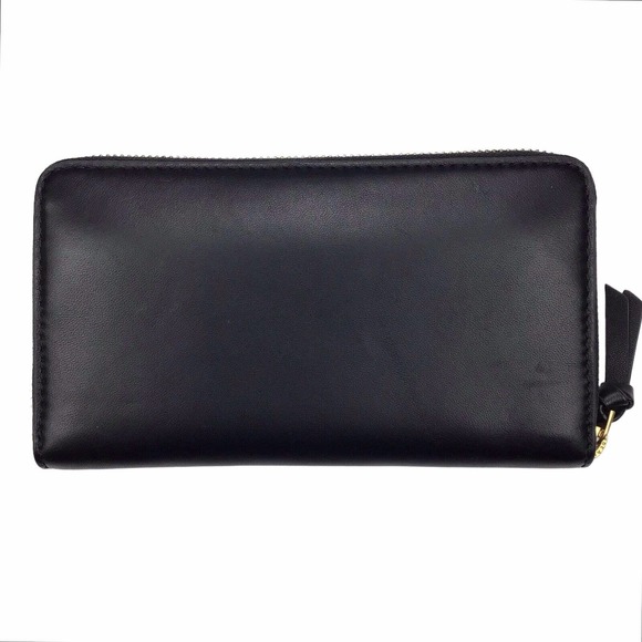 Tory Burch Black Lily Zip Continental Wallet One Size - Picture 3 of 7